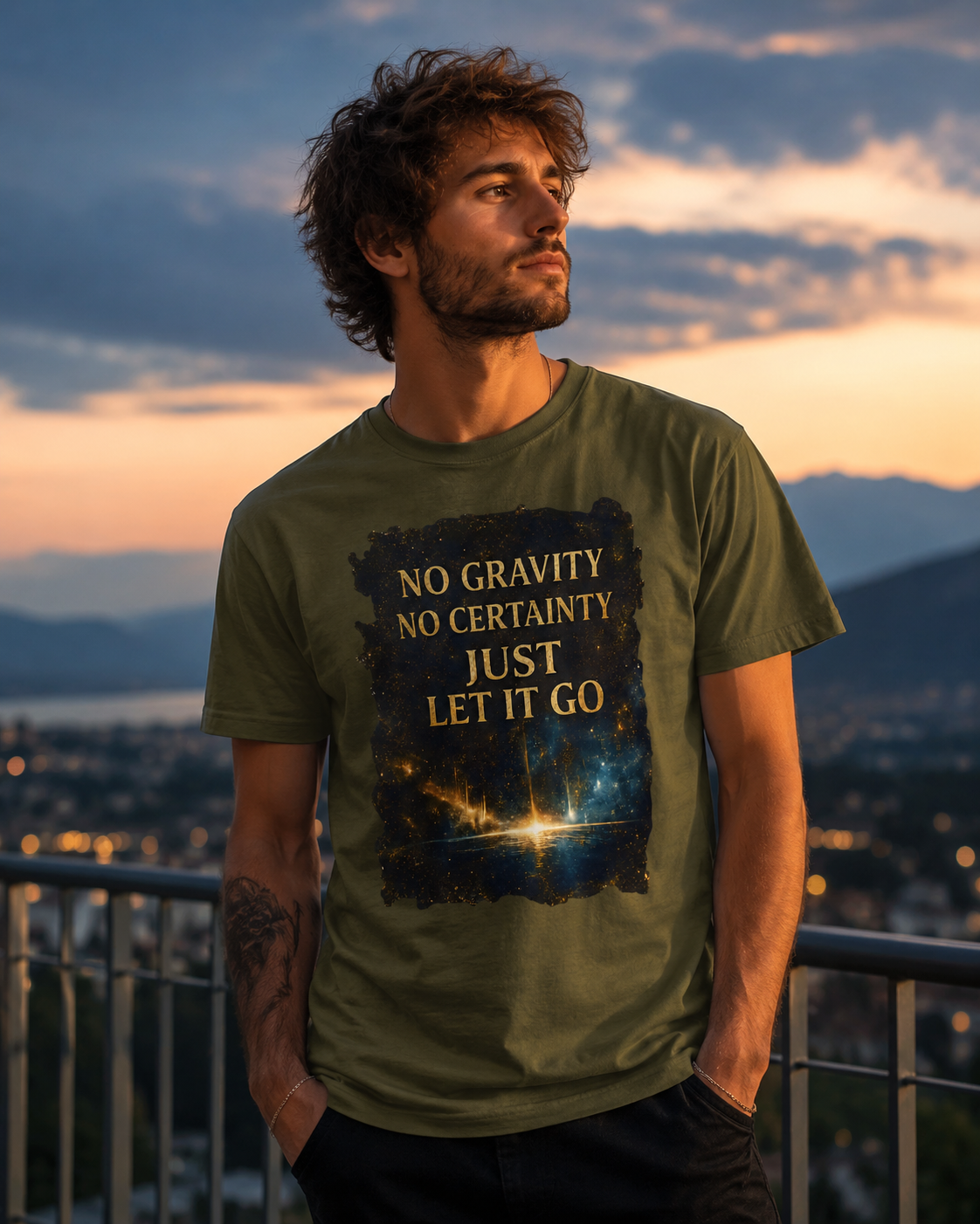 Just Let It Go tee from The In Between Collection