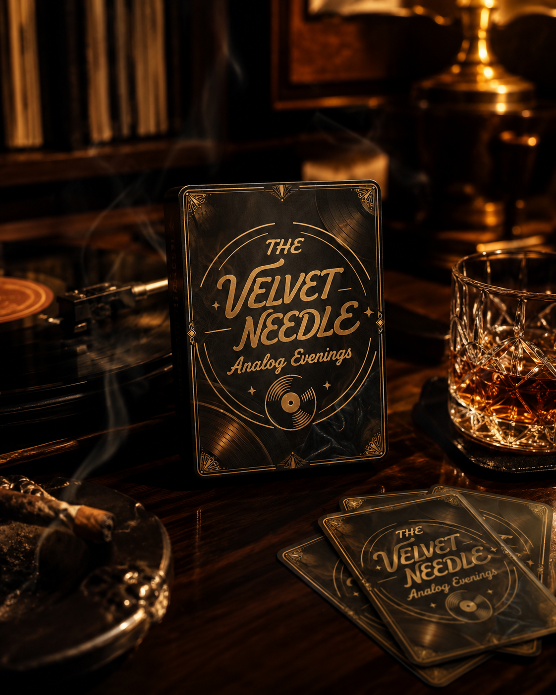 The Velvet Needle playing cards